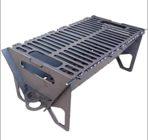 Commercial Outdoor Charcoal BBQ Grill Rotating Rotisserie Metal Fabrication for Outdoor Barbecue Cooking