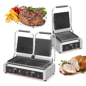 Commercial Panini Press Sandwich Grill Maker Electric Contact Grill