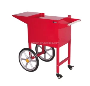 Commercial Popcorn Machine Cart 8OZ Industrial Popcorn Maker Electric Commercial Popcorn Machine with Cart