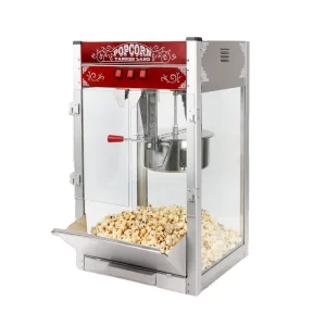 Commercial Popcorn Maker Electrically Delightful Popcorn Vending Machine 16Oz Popcorn Machine with Retain Freshness