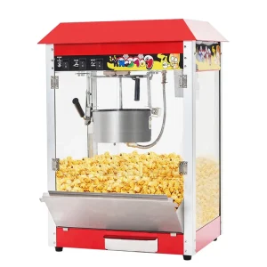 Commercial Popcorn Popper Machine 12 oz Kettle 50 Cups Batch Stainless Steel Countertop Popcorn Maker for Carnival Events