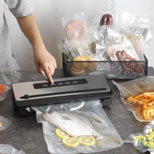 Commercial Portable Energy Saving Ce Rohs Certified Semi Automatic Chamber Meat Vacuum Packaging Food Sealer Machine With Blade