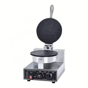 Commercial Portable High Capacity Stuffed Belgian Round Waffle Maker Breakfast Sandwich Machine Restaurant Use