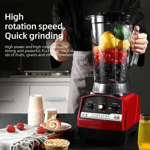 Commercial Portable Soymilk Blender 3000W 5.5L Multifunctional Smoothies Maker for Juice and Soymilk Restaurant and Hotel Kitchen
