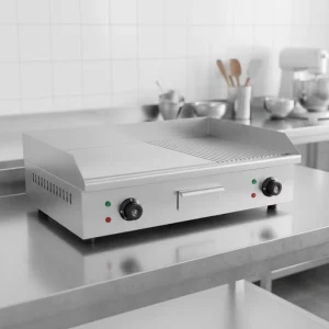 Commercial Restaurant Equipment Electric Flat Teppanyaki Barbecue Burger Grill Griddle