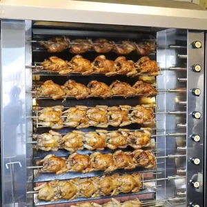 Commercial Restaurant Stainless Steel Electric Chicken Oven New Rotary Rotisserie