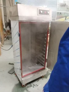 Commercial Rice Steamer Steaming Cabinet Energy Saving 1 Cabinet 8-Tray Electric Steamer 30-40kg Stainless Steel ISO9001