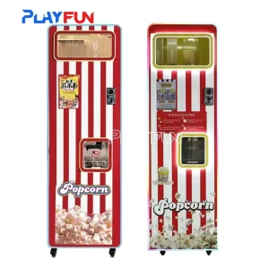 Commercial Self Service Automatic Corn Snacks Popcorn Vending Machine Popcorn Maker Machines