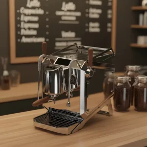 Commercial Semi Automatic Espresso Machine Professional Coffee Maker With Steam Wand