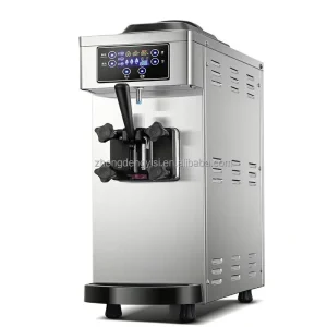 Commercial Semi Automatic Hard and Soft Ice Cream Maker for Home Use with Meat Slicer and Food Sterilizer Production Line