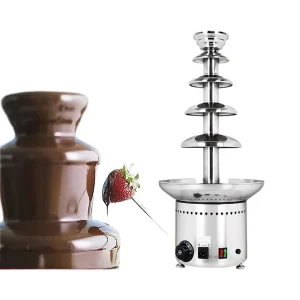 Commercial Seven-Layer Large Chocolate Fountain Machine Banquet Cafeteria Equipment Heated Snack Machines Food Grade