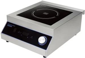 Commercial Single Burner Hot Plate Flat Big Power 5000W Electric Induction Cooker Stove Button Control with Knob