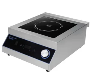 Commercial Single Burner Hot Plate Flat Big Power 5000W Electric Induction Cooker Stove Button Control with Knob