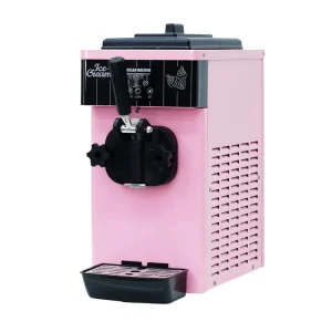 Commercial Single Head Ice Cream Machine Compact Frozen Dessert Maker for Milk Tea Shops & Street Stalls