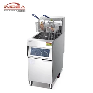 Commercial Single Tank Electric Deep Fryer Stainless Steel High Temperature Frying Accurate Temperature Control for Hotels