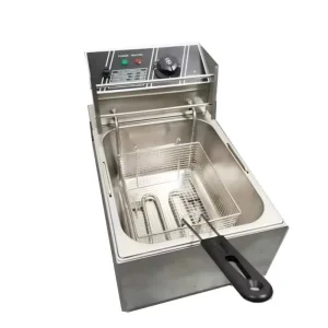 Commercial Single Tank Electric Deep Fryer with Filter for Chicken&Snacks