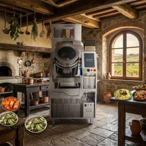 Commercial Smart Stainless Steel Cooking Machine Energy Saving Temperature Control for Central Kitchen Prepared Food Production