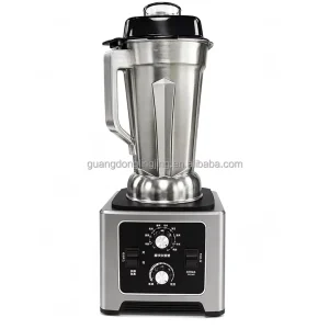Commercial Smoothie Blender with Stainless Steel Blades Heavy Duty High Power Blender for Diverse Uses