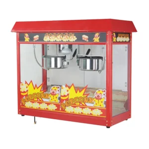 Commercial Snack Equipment Large Electric Automatic Popcorn Maker Popcorn Maker Machine With Roof