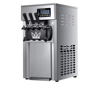 Commercial Snow Ice Cream Machine Small Automatic Cream Cone Milking Machine Yogurt Machine Air Cooled Fruit Ice Cream Maker