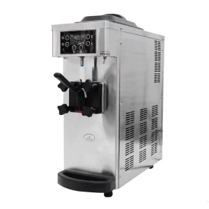Commercial Soft Ice Cream Machine Desktop Automatic Single Flavor Ice Cream Maker Frozen Yogurt Machine R410 8L 1100W