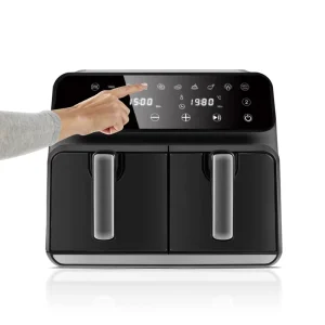 Commercial Stainless Smart Multifunction Digital Electric Deep Smart Double Oven 8L Air Fryer