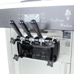 Commercial Stainless Steel 20-28L/h 3 Flavor Soft Ice Cream Maker Machine