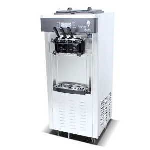 Commercial Stainless Steel 20-28L/h 3 Flavor Soft Ice Cream Maker Machine