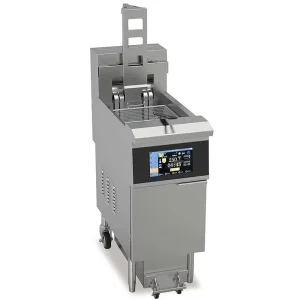 Commercial Stainless Steel Auto Lift Single tank Touchscreen Electric Open Deep Fryer Easy Maintenance for Busy Kitchen