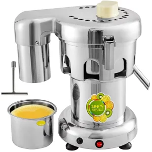 Commercial Stainless Steel Automatic Fruit Vegetable Juicer Squeezer 370W 2800r/min Overheat Protection High Efficiency