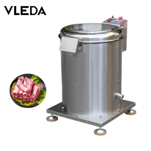 Commercial Stainless Steel Centrifugal Food Dehydrator 15kg Capacity Meat Vegetable Dewatering Fruit Spinner