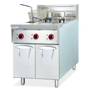 Commercial Stainless Steel Deep Fryer Vertical 3 Tank 3 Basket Electric Fryer for Fried Chicken Fried Foods