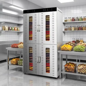 Commercial Stainless Steel Dehydrator Machine 20/32/40/80/96 Layers Multifunction Food Dehydrator Fruit Dryer Machine