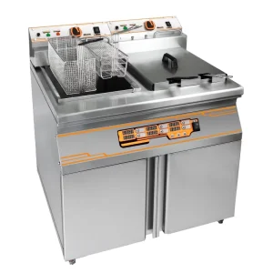 Commercial Stainless Steel Gas & Electric Deep Fryer with Basket 6L Capacity for Restaurant Kitchen Equipment