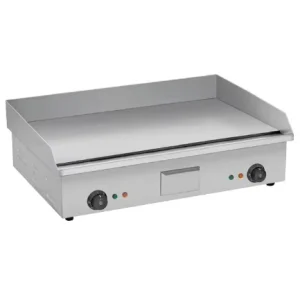 Commercial Stainless Steel Kitchen Grill BBQ Burger Fryer Hotplate Full Flat or Ribbed Countertop Electric Griddle