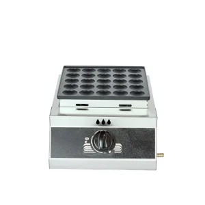 Commercial Stainless Steel Mini Crepe Pancake Maker 25 Hole Gas Muffin Maker for Kitchen Equipment