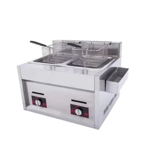 Commercial Stainless Steel Restaurant Gas Electric Powered Deep Fryer