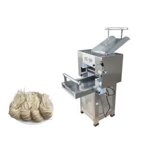 Commercial Stainless Steel Silent Electric for Fresh Pasta Spaghetti Handmade Style Noodle Press Cutter Maker Machine
