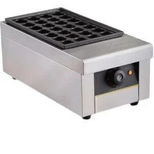 Commercial Stainless Steel Takoyaki Ball Maker Street Vendor Electric Double Sided Heating Fish Ball Cooker Egg Roaster Shrimp