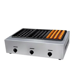 Commercial Stall Multi Model Takoyaki Machine Japanese Fish Ball Shrimp Egg Roll Single Plate Electric Food Grade 6 Month