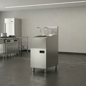 Commercial Standing Gas Deep Fryer Stainless Steel Floor Type Deep Fat Fryer for Fast Food Restaurant Equipment