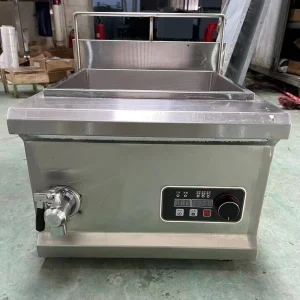 Commercial Table Top Single Tank Induction Deep Fryer for Restaurant Equipment for Chicken Fryer Bakery Flour Mill