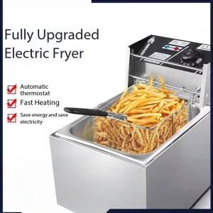 Commercial Tabletop Electric Single-tank Deep Fryer with Large Capacity and Constant Temperature Electric Frying Oven