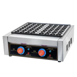 Commercial Takoyaki Pot Mold Electric Shrimp Egg Stove Takoyaki Machine