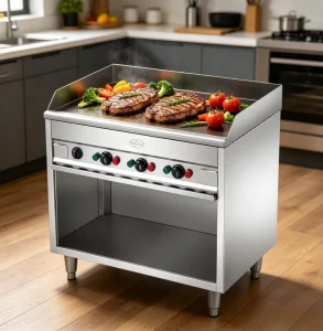 Commercial Vertical Electric Griddle Skillet Easy Clean Convection Heating 9000W for Beverage Shop Equipment BDH 90HE
