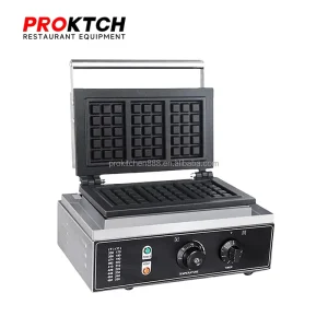 Commercial Waffle Maker with Audible Alert Precision Baking for High Output Kitchens