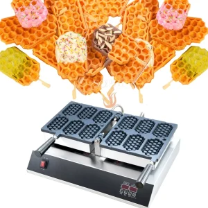 Commercial Waffle Making Machine for Small Business Popsicle Waffle on Stick Paleta Stick Waffle Machine with CE