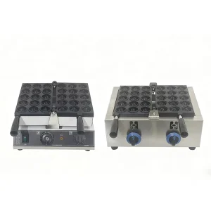 Commercial Walnut Cake Maker Electric Gas Heating Snack Machine Nut Shape Waffle Molding Machine for Bakery Equipment