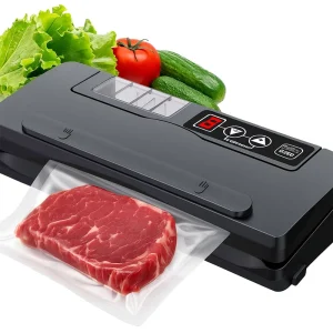 Commercial and Household Vacuum Sealer with LED Display Suitable for Dry and Wet Food Packaging
