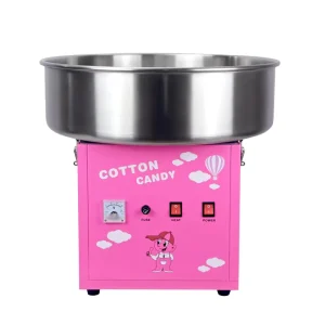 Commerical Candy Floss Machine with Stainless Steel Bowl Cotton Candy Maker Machine with Cover with Ce&ETL Cercificate
